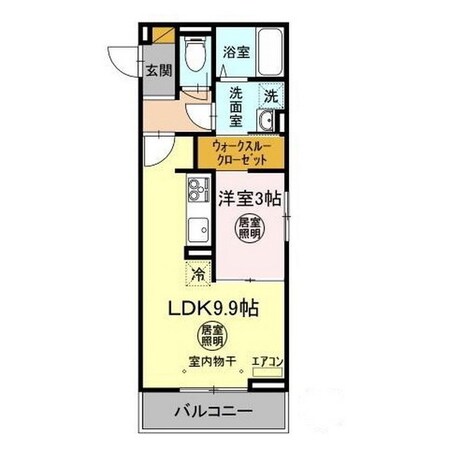 プロスター栄町の物件間取画像